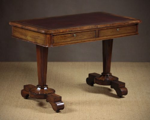 Early 19th.c. Leather Topped Writing or Sofa Table C.1825.