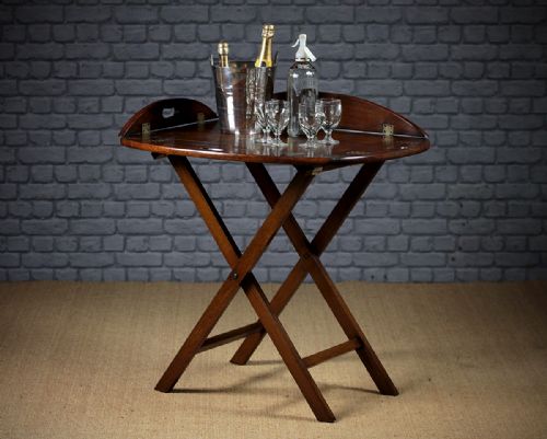 Campaign Butler’s Tray & Stand C.1890.
