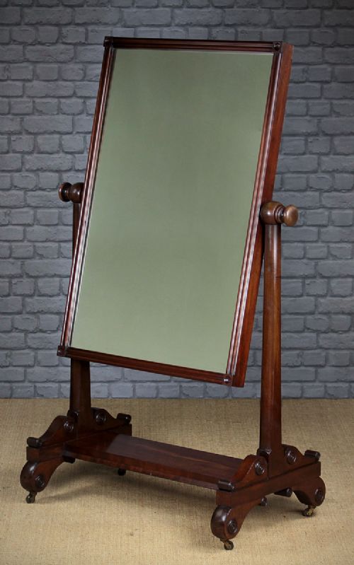 William IV Cheval Mirror C.1835.
