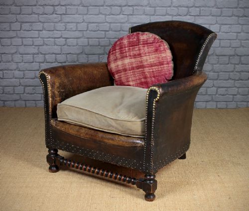 Leather Bothy Armchair C.1920.