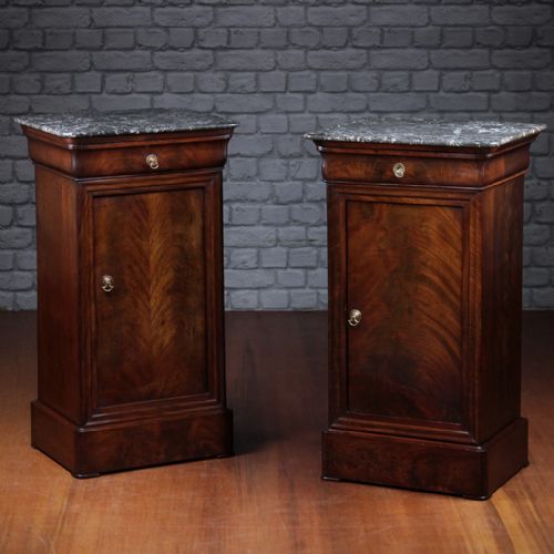 Pair Louis Philippe Bedside Cabinets C.1830.