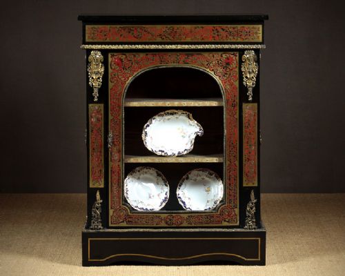 Boulle Inlaid Pier Cabinet C.1880.
