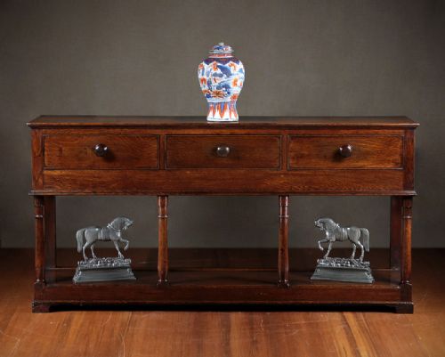 19th.c. Oak South Wales Dresser Base C.1810.