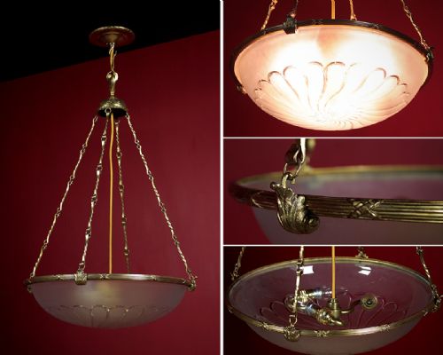 Edwardian Hanging Light C.1905.