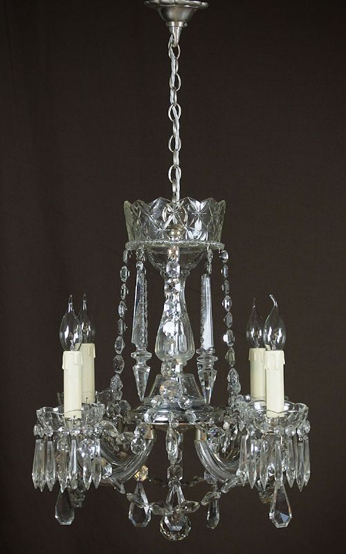 Lead Crystal Chandelier C.1900.