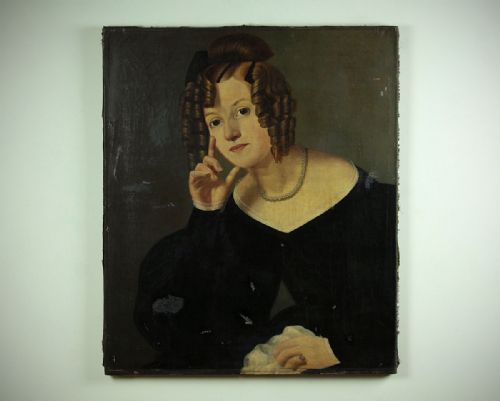 Mid 19th.c. Portrait of a Lady C.1850.