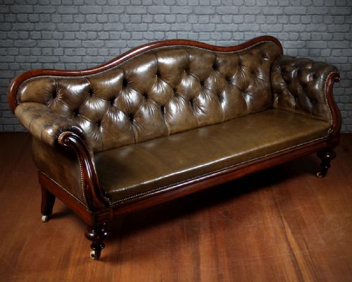 Mid 19th.c. Mahogany Sofa C.1860.