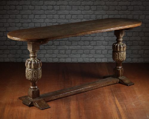 18th.c. Style Oak Side or Serving Table C.1900.