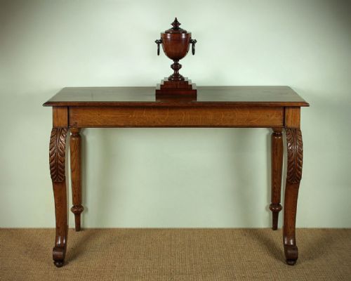 Late 19th.c. Oak Console or Hall Table C.1880.
