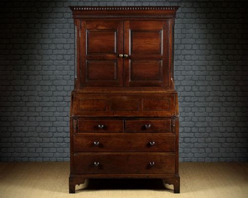 Welsh Oak Bureau Cabinet C.1790.