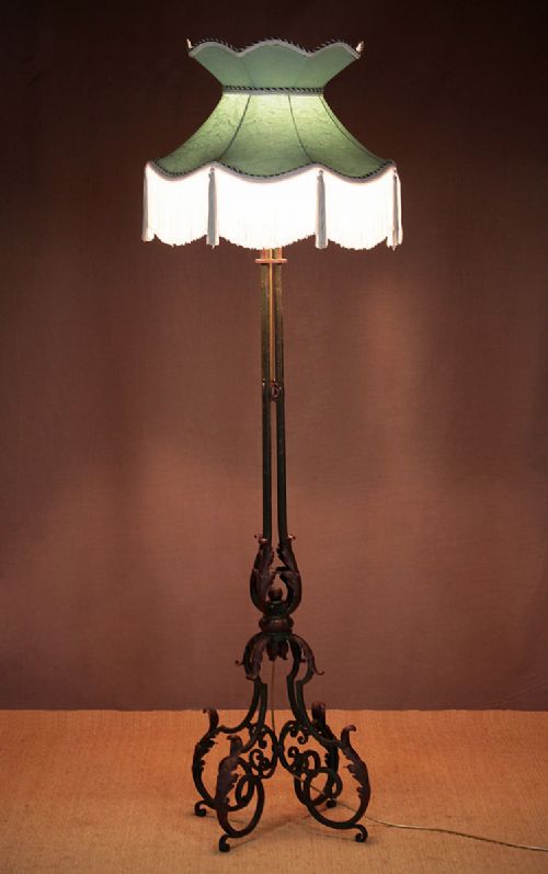 Wrought Iron Standard Lamp C.1910.