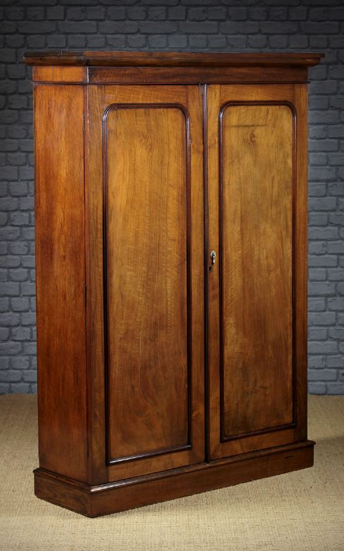 Tall Walnut Side Cabinet C.1860.
