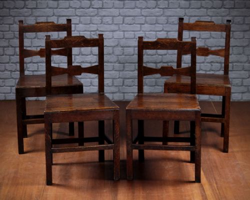Four Anglesey Cottage Dining Chairs C.1840.