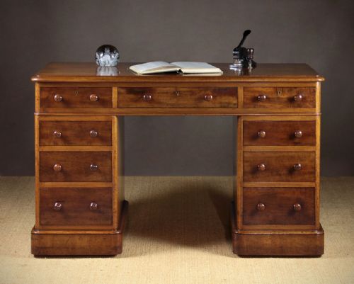Pedestal Desk by James Shoolbred & Co. C.1880.