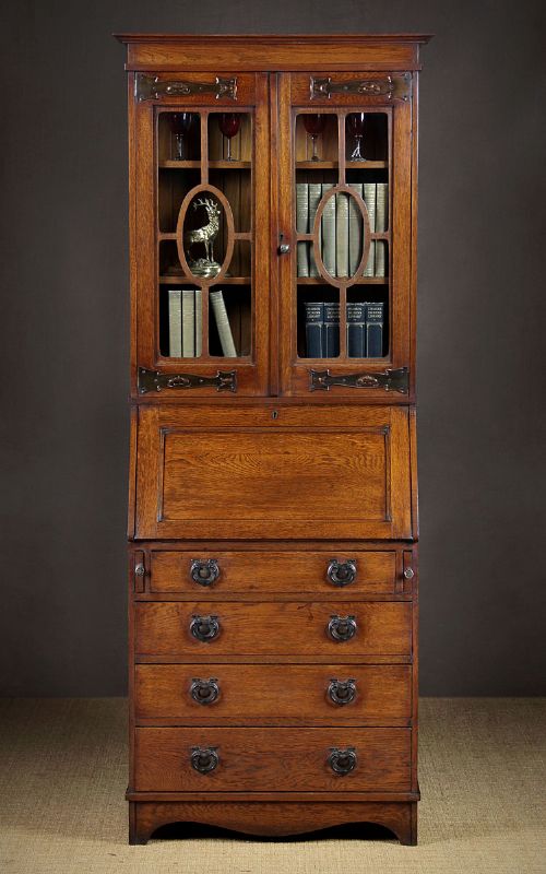 Arts & Crafts Bureau Bookcase C.1910.