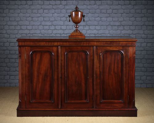 19th.c. Mahogany Three Door Side Cabinet C.1890.