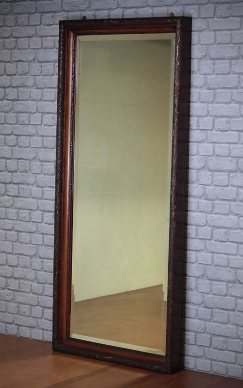 Dressing Mirror with Carved Frame C.1890.