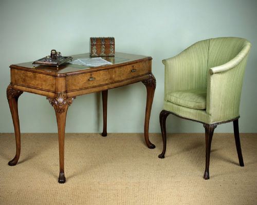 Queen Anne Walnut Writing Table C.1930.