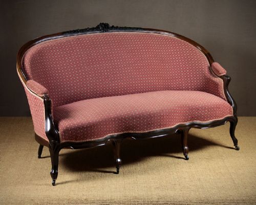 Rosewood Settee C.1880.