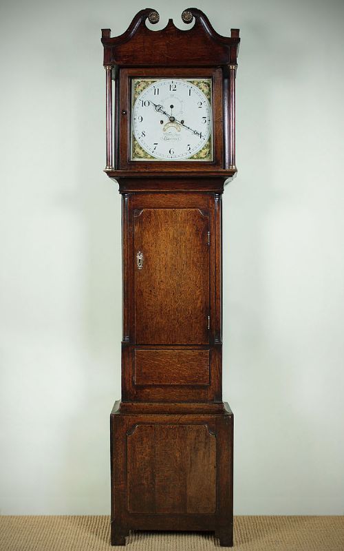 Watkin Owen Oak Longcase Clock C.1800.