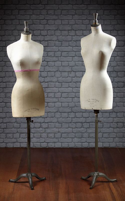Pair of Dressmaker’s Mannequins by Stockman of Paris C.1920.