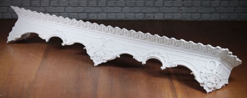 82? Long Plaster Pelmet C.1910.