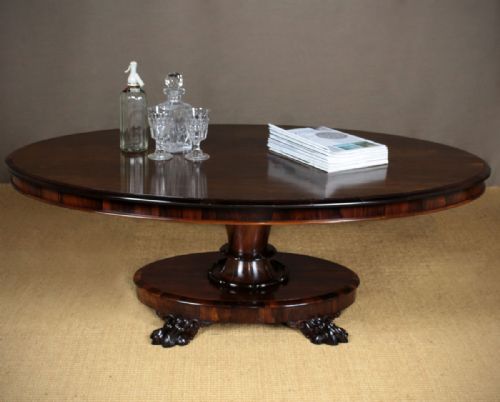 Large Reduced Rosewood Coffee Table C.1860.