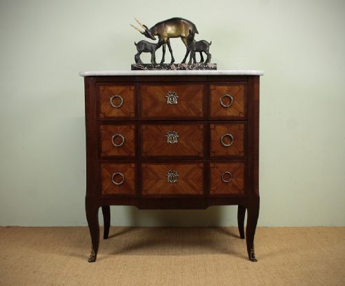 19th.c. French Marble Top Chest of Drawers C.1890.