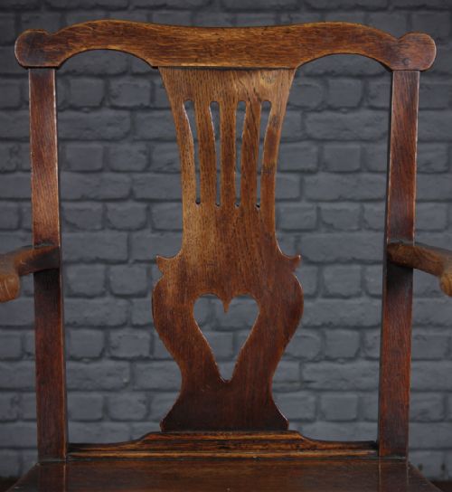 Welsh Oak Armchair for a Sweetheart C.1840.