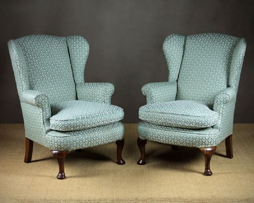 Pair of Wingback Armchairs C.1930.