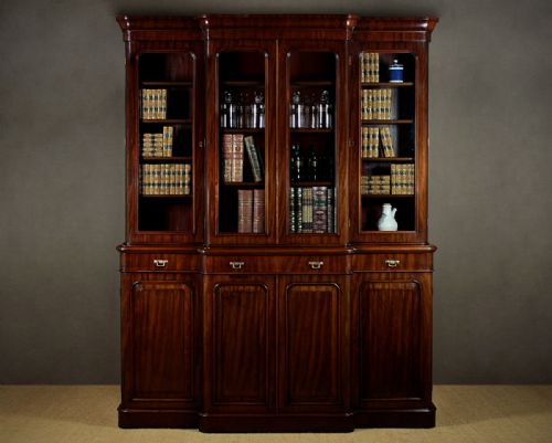 Mahogany Four Door Bookcase C.1880.