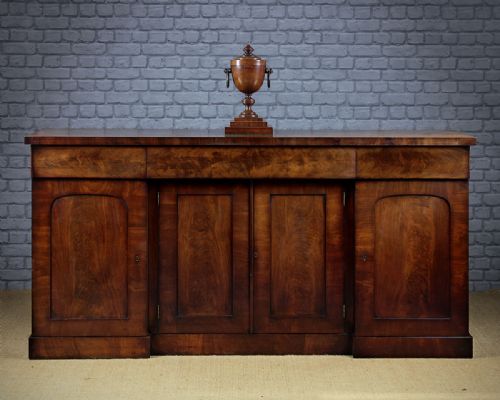 Mahogany Four Door Chiffonier Sideboard C.1860.