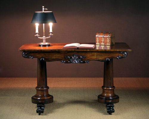 William IV Rosewood Writing Table C.1830.