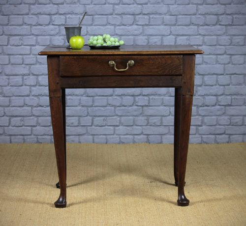 Georgian Oak Side Table C.1790.