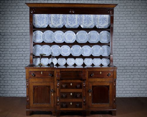 Anglesey Welsh Dresser & Plates C.1860.