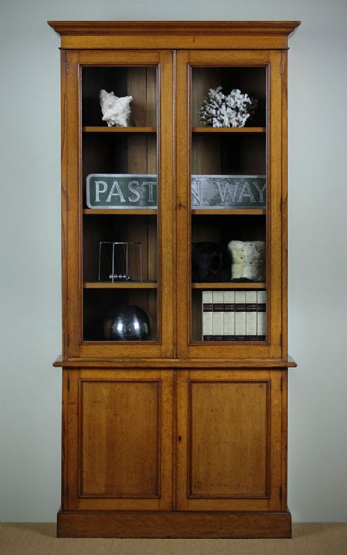 Edwardian Oak Bookcase C.1910.