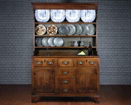 George III Oak Welsh Dresser C.1810.