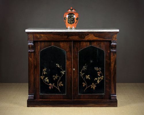 Marble Top Rosewood Chiffonier C.1860.