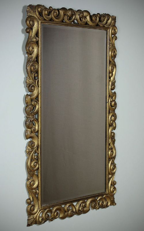Carved and Gilded Wall Mirror C.1920.