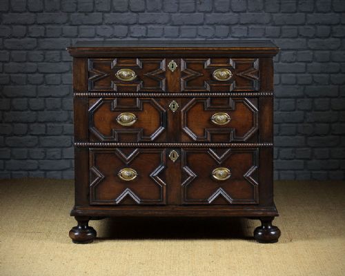 Carolean Style Chest of Drawers C.1880.