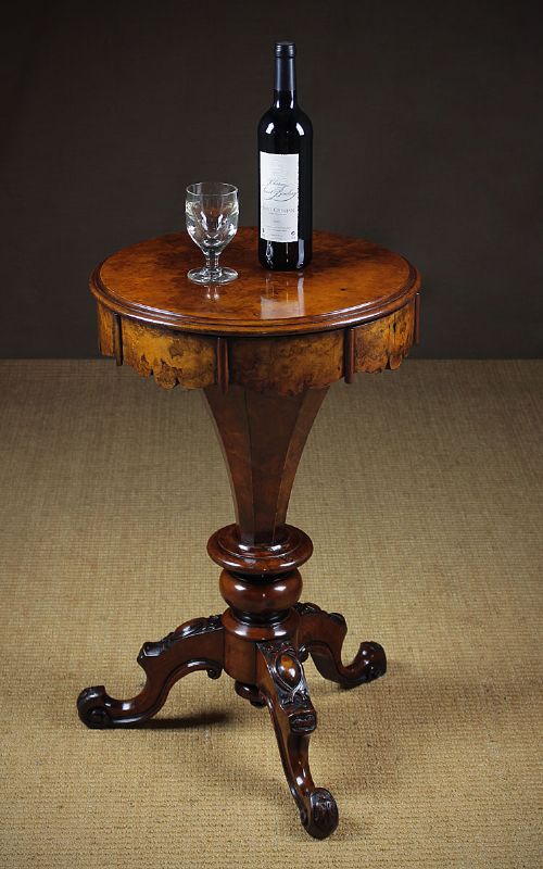 Mid 19th.c. Walnut Sewing Table C.1870.