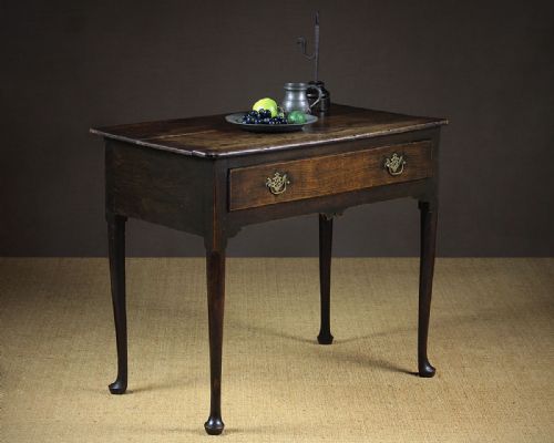 18th.c. Oak Lowboy or Single Drawer Side Table C.1790.