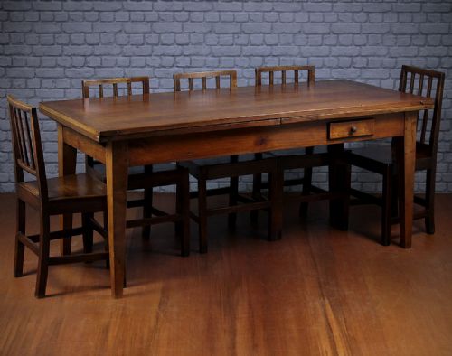 Cherrywood Farmhouse Kitchen Dining Table C.1860.