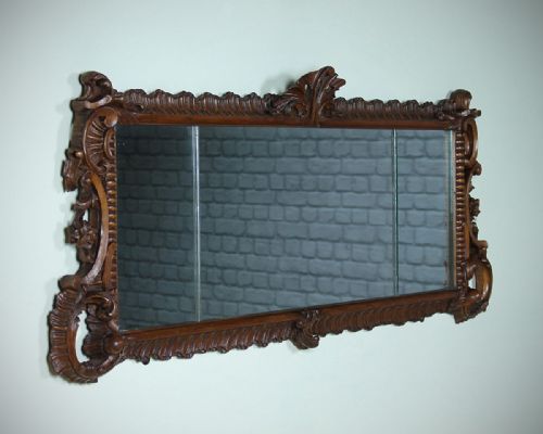 Carved Wall Mirror C.1910.
