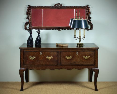Small Oak Dresser Base C.1830.