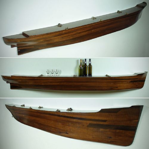 Very Large Boat Builder’s Half Hull Model Ship C.1910.