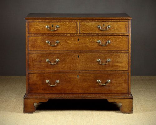 Georgian Pale Oak Chest of Drawers C.1810.