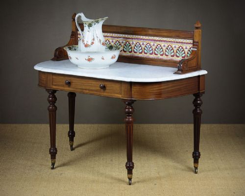 19th.c. Mahogany Marble Top Washstand C.1850.