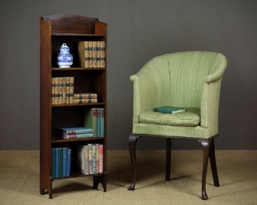 Small Edwardian Open Bookcase C.1910.