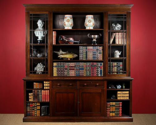 Edwardian Mahogany Library Bookcase C.1905.
